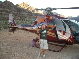 Helicopter tour to Grand Canyon