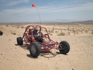 Dune/Beach buggy in desert Las Vegas